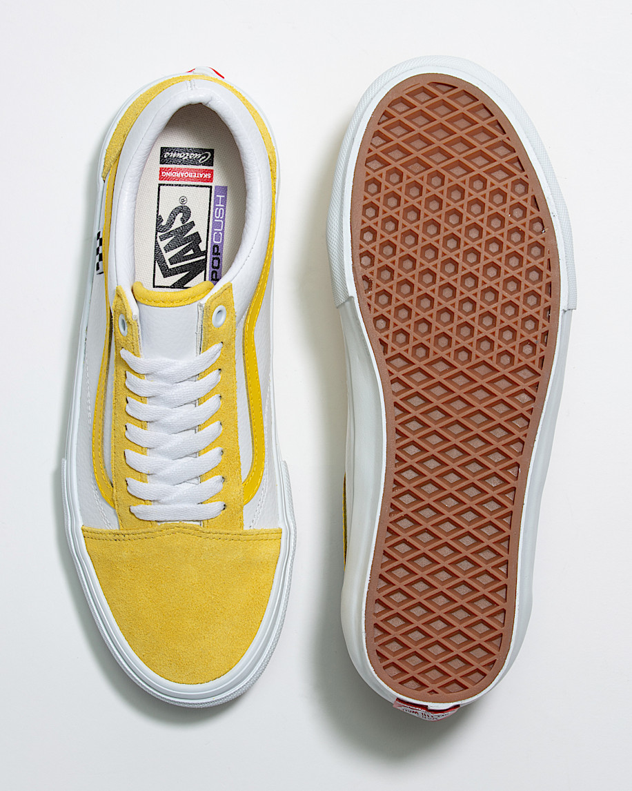 customs skate old skool leather shoe
