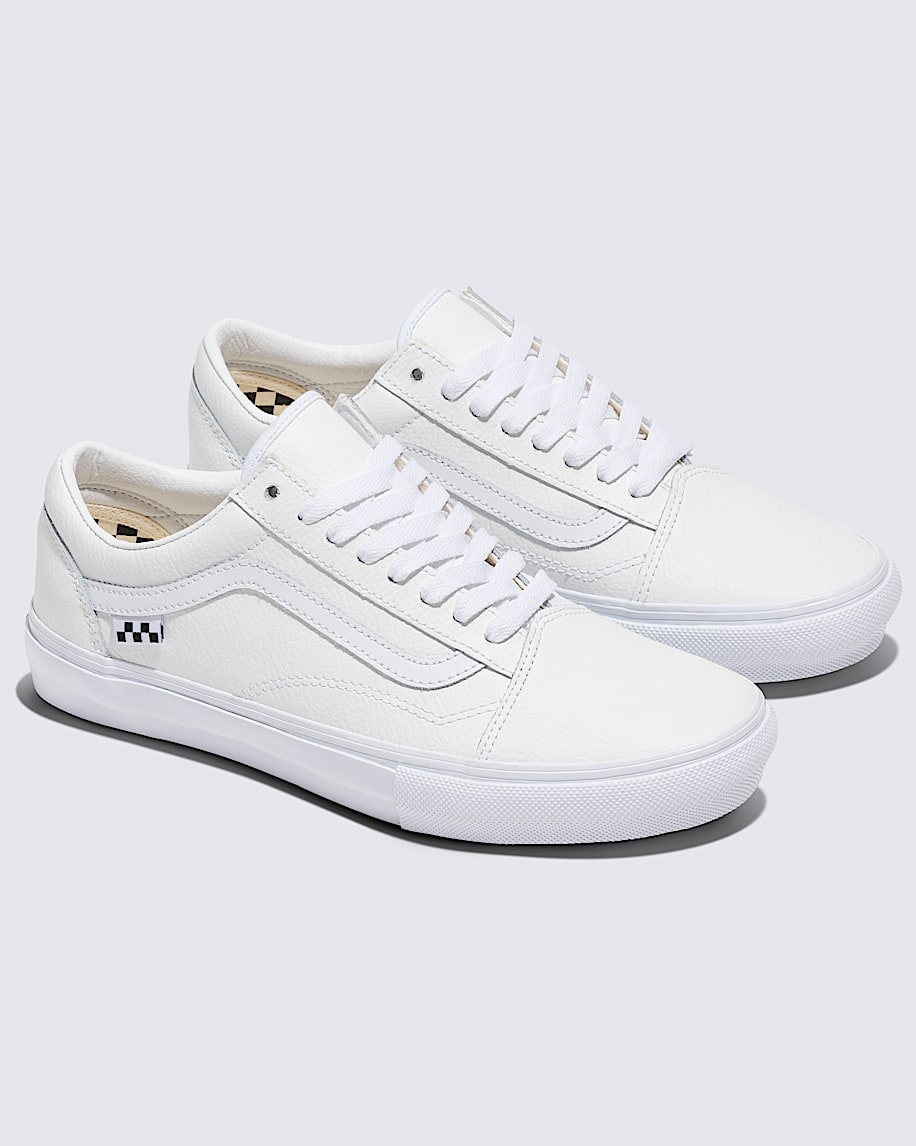 customs skate old skool leather shoe