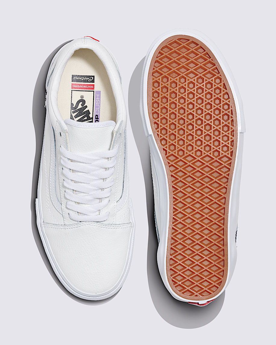customs skate old skool leather shoe