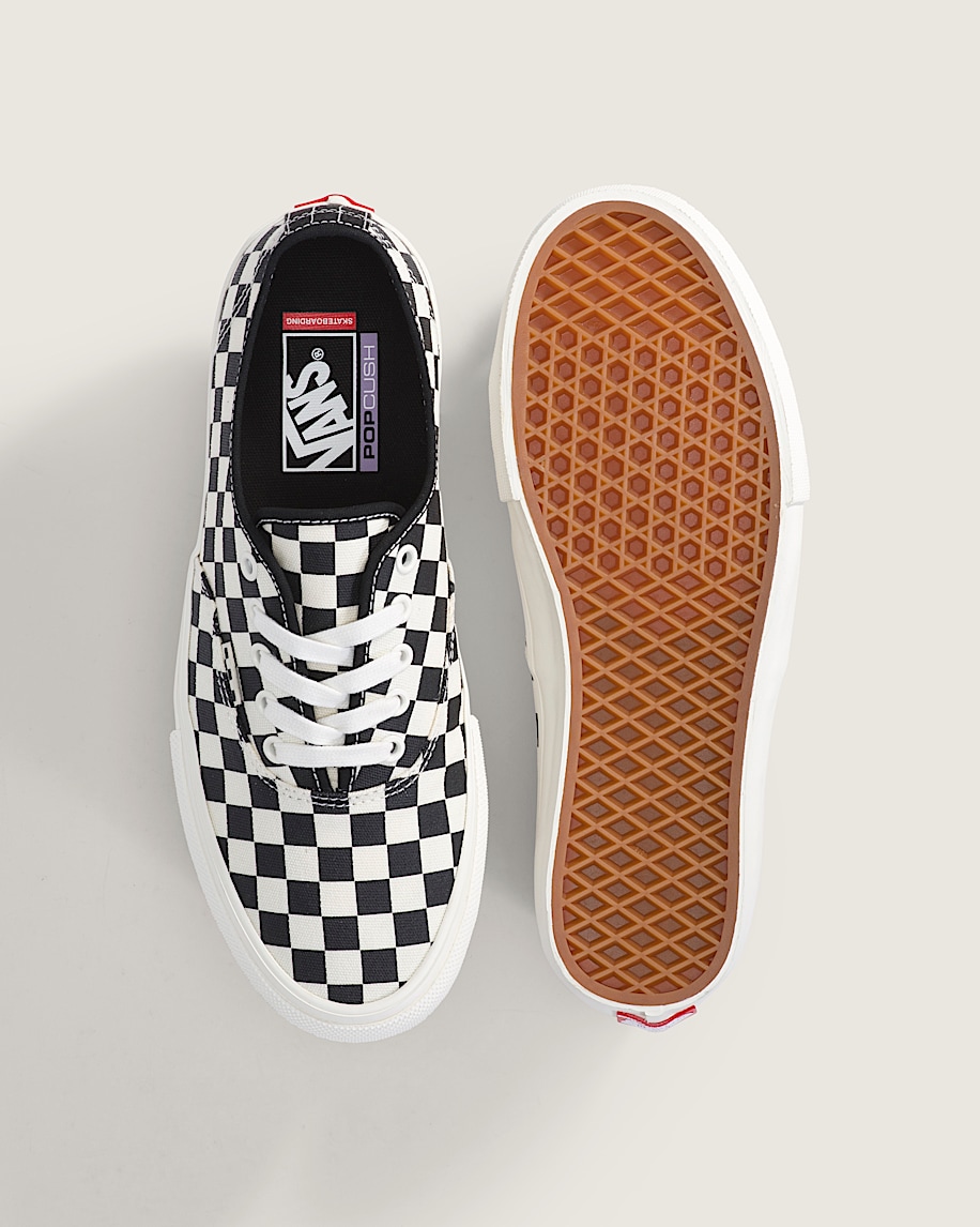 skate authentic checkerboard shoe
