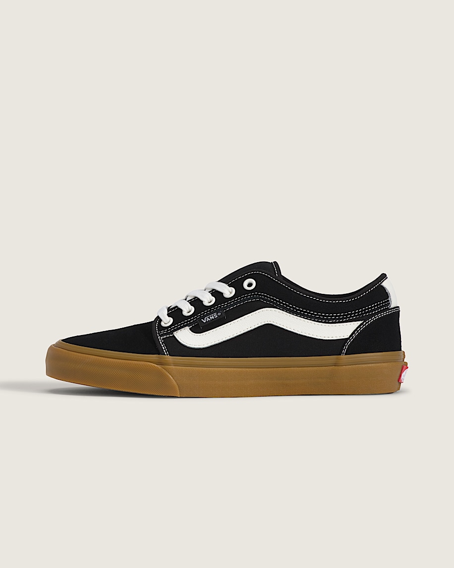 skate chukka low sidestripe gum shoe