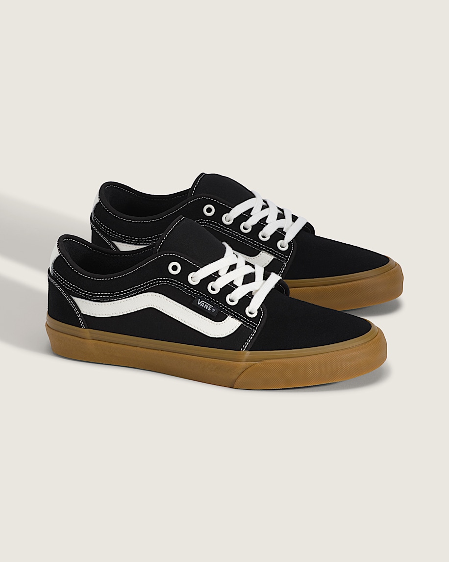 skate chukka low sidestripe gum shoe
