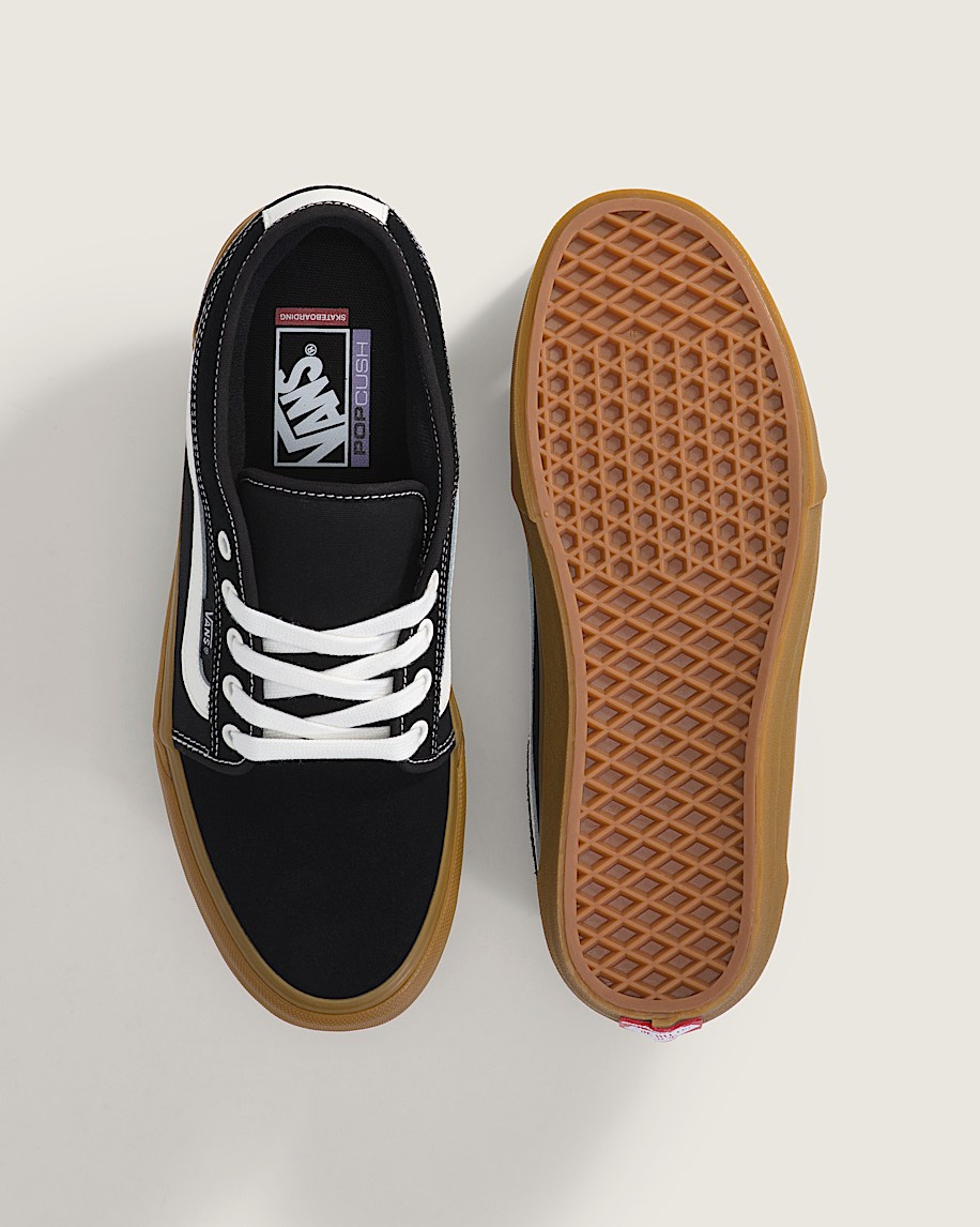 skate chukka low sidestripe gum shoe