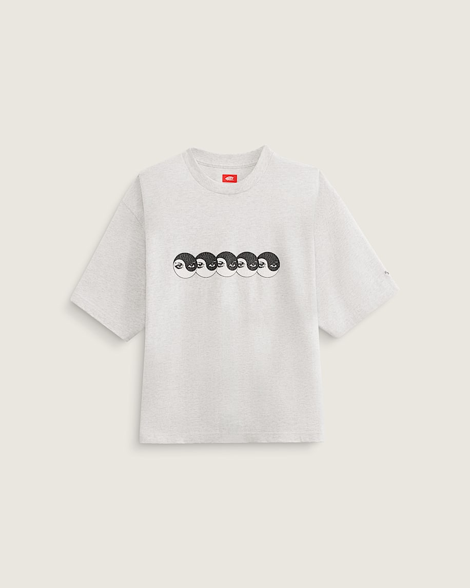 skate yin yang eyes t-shirt
