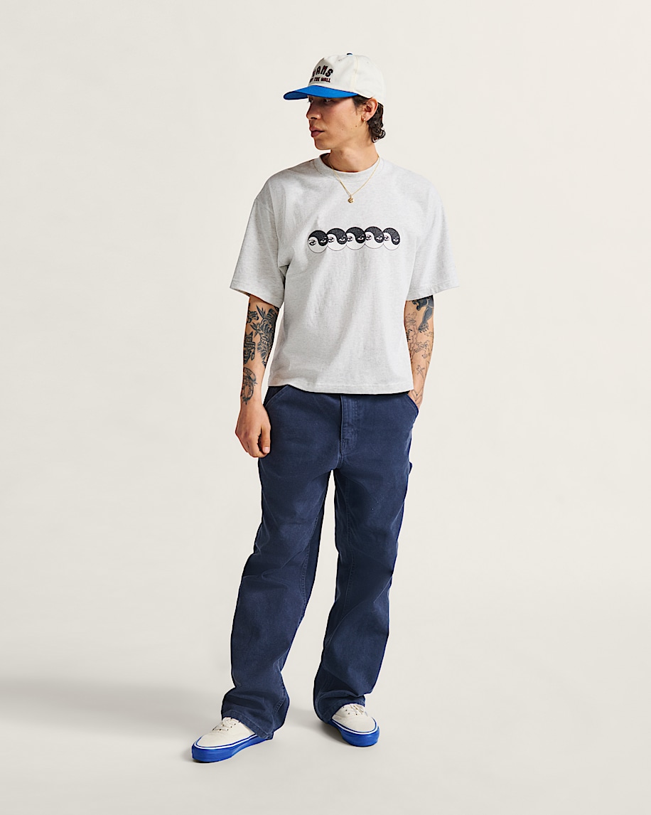 skate yin yang eyes t-shirt