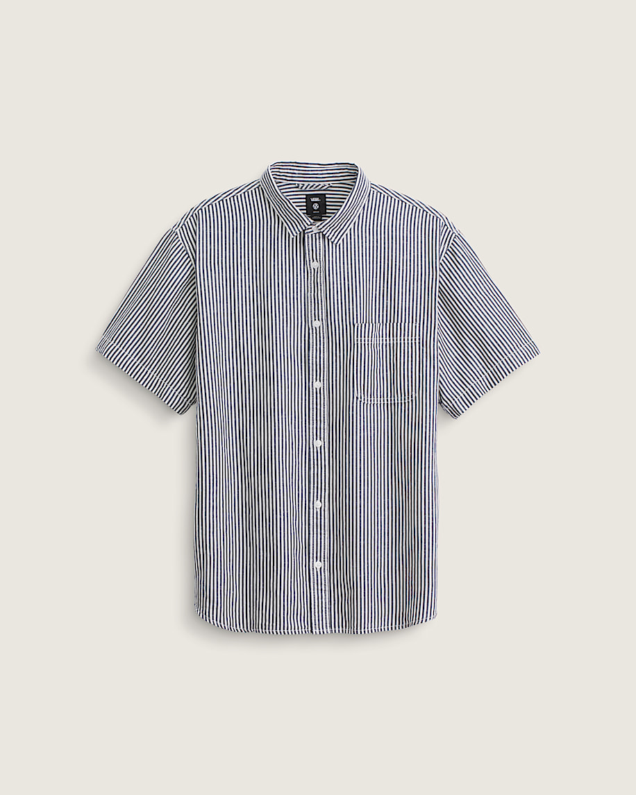 lawson stripe button up shirt