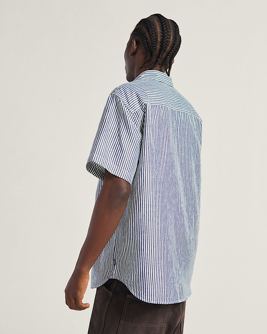 lawson stripe button up shirt