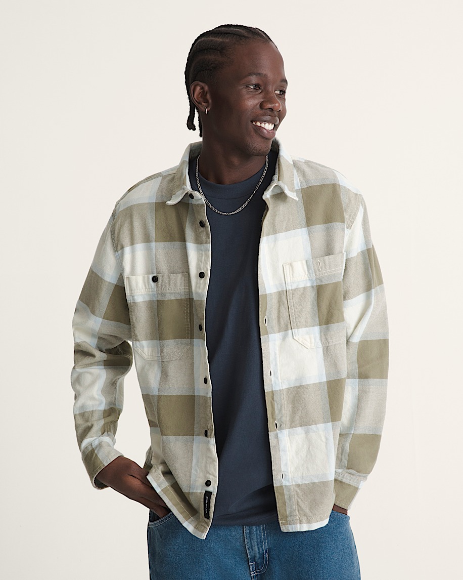 larkspur flannel shirt