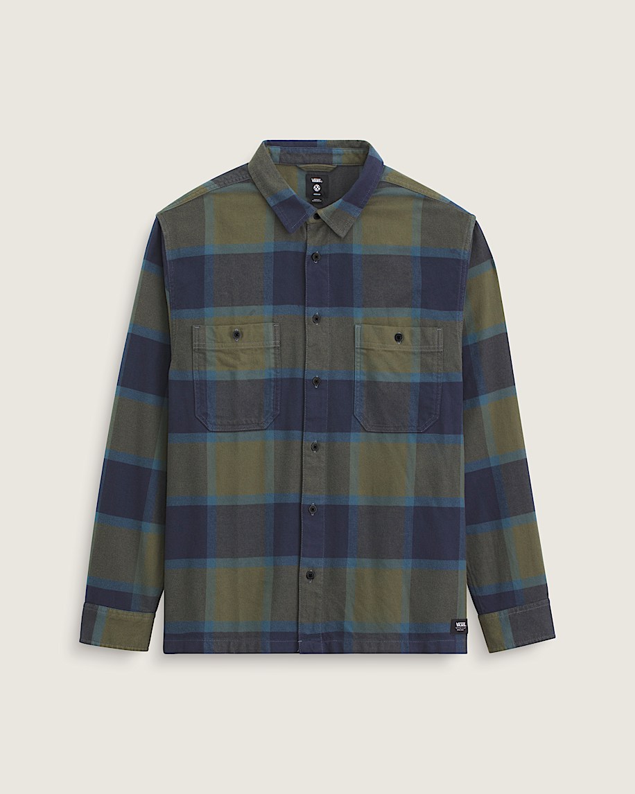 larkspur plaid flannel shirt