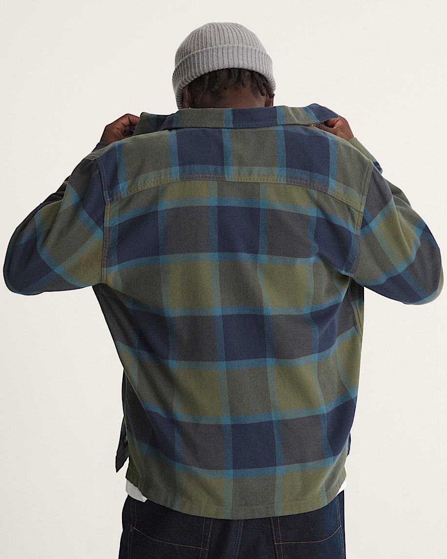 larkspur plaid flannel shirt