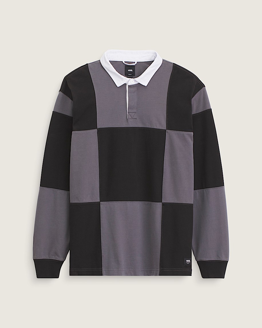 grant checkerboard rugby shirt