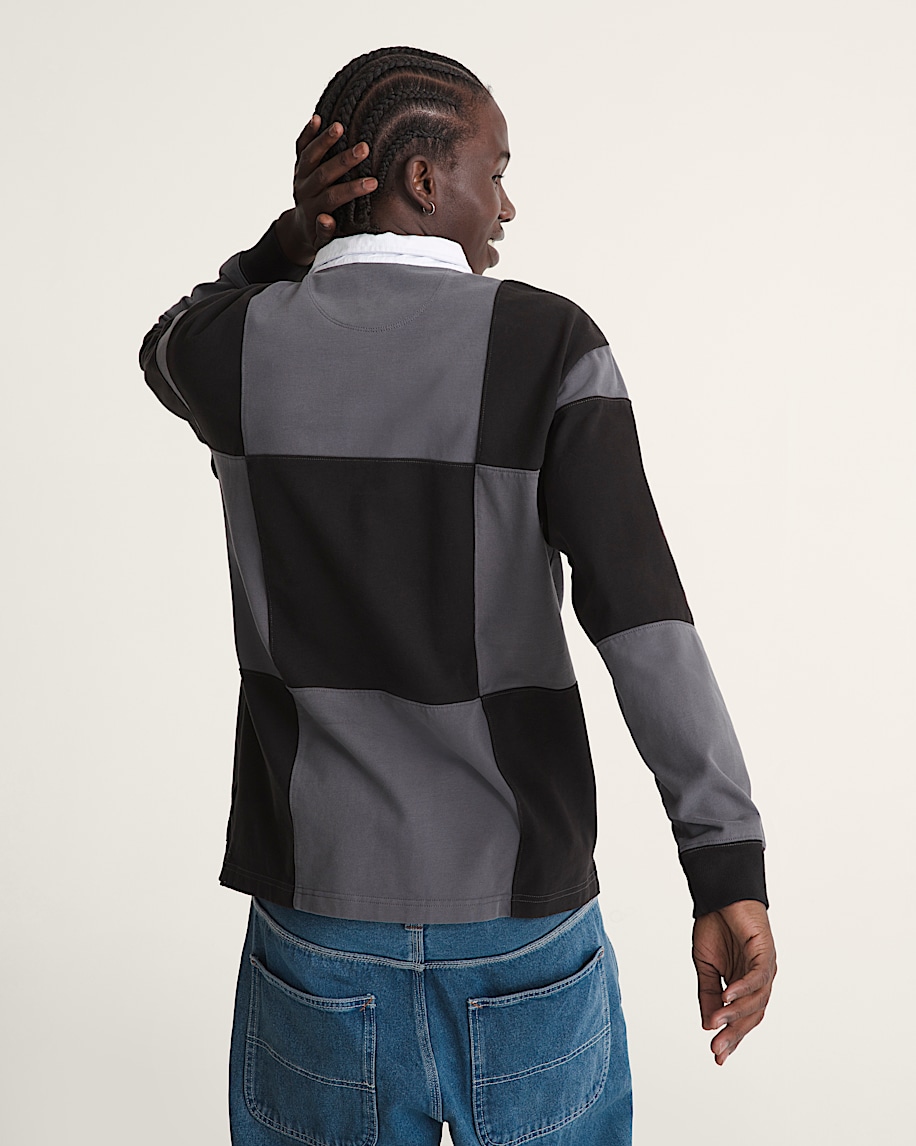 grant checkerboard rugby shirt