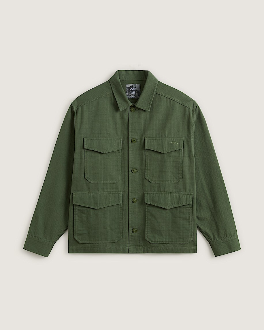 skate military overshirt by atiba jefferson