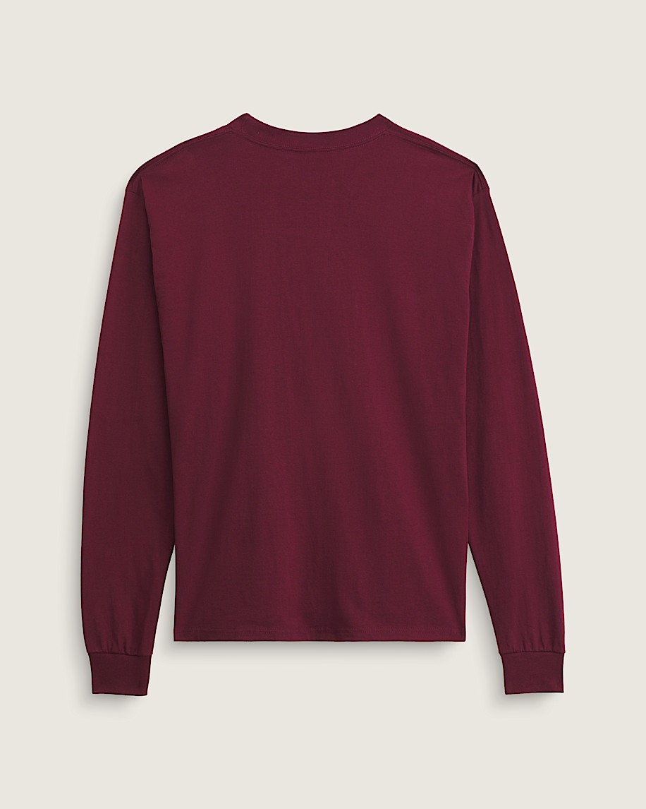 blur drop long sleeve t-shirt