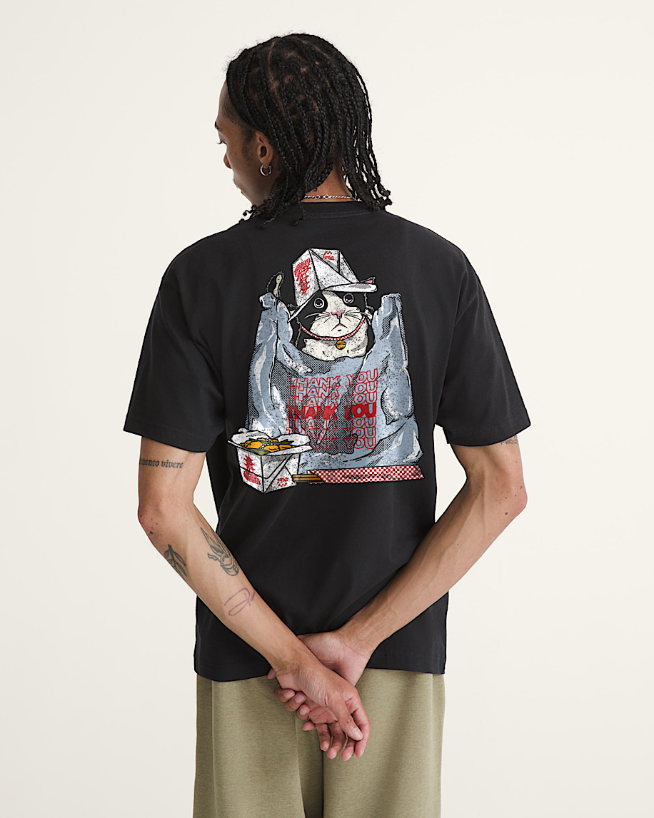 thanks and cat again t-shirt
