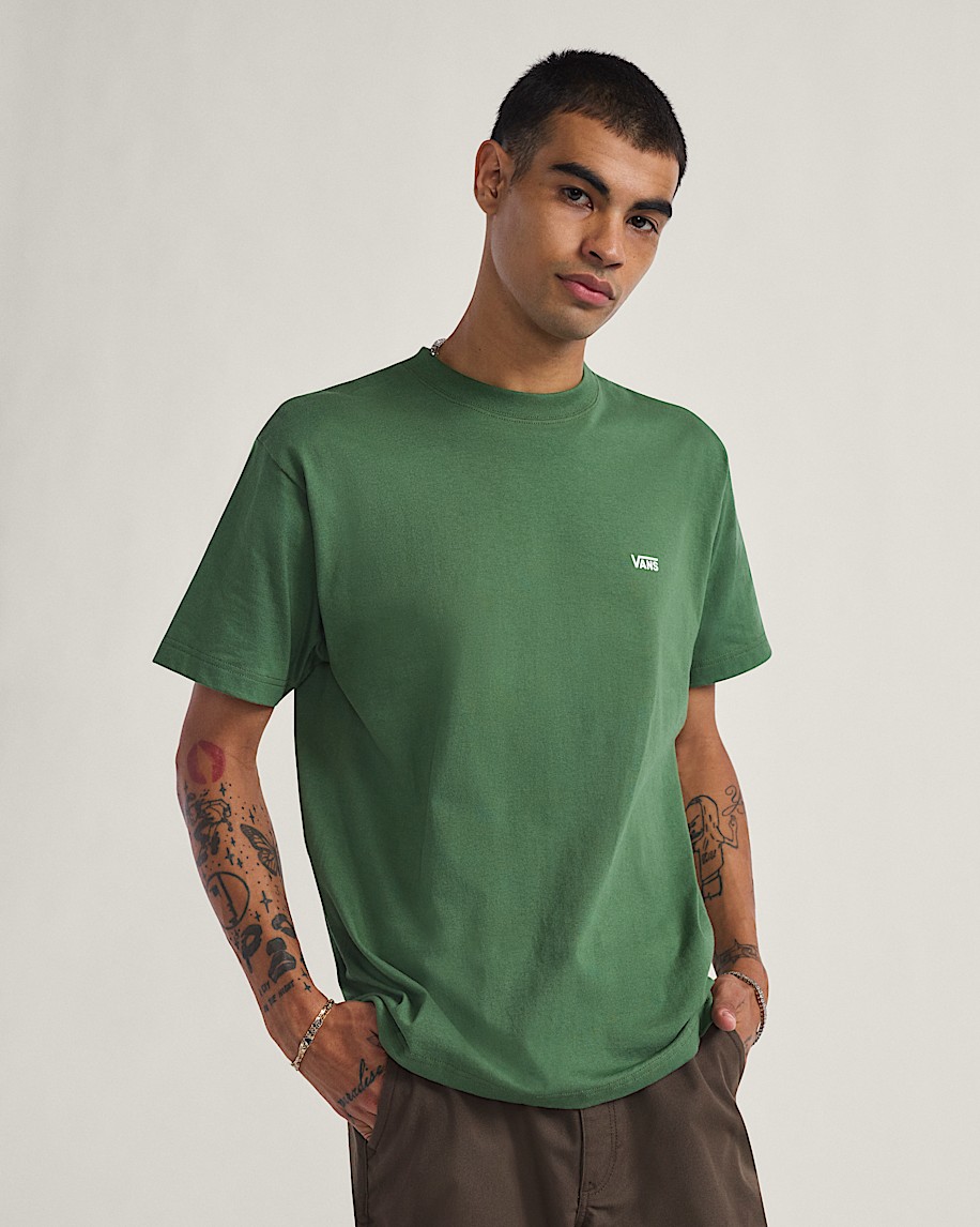 left chest logo t-shirt
