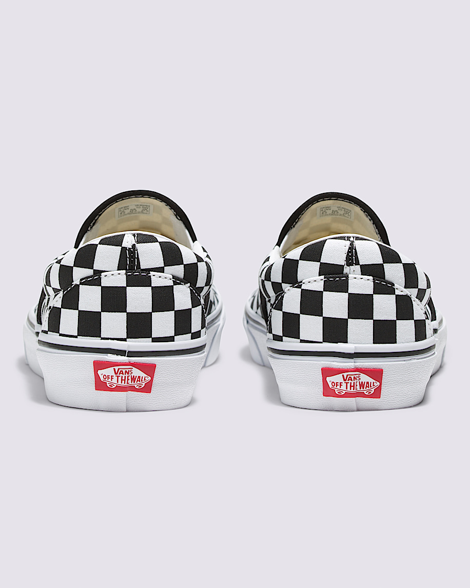customs classic slip-on checkerboard wide shoe