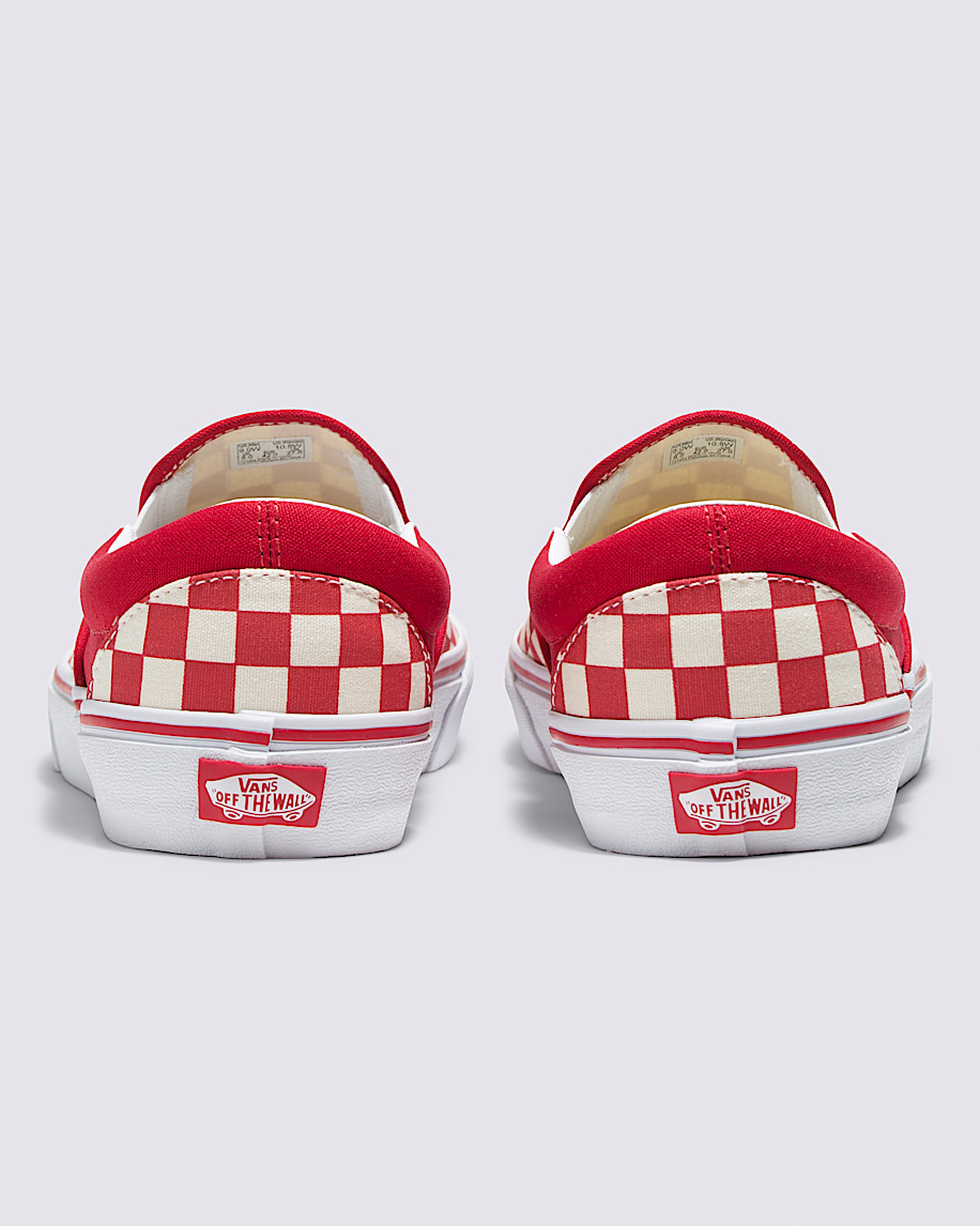 customs classic slip-on checkerboard wide shoe