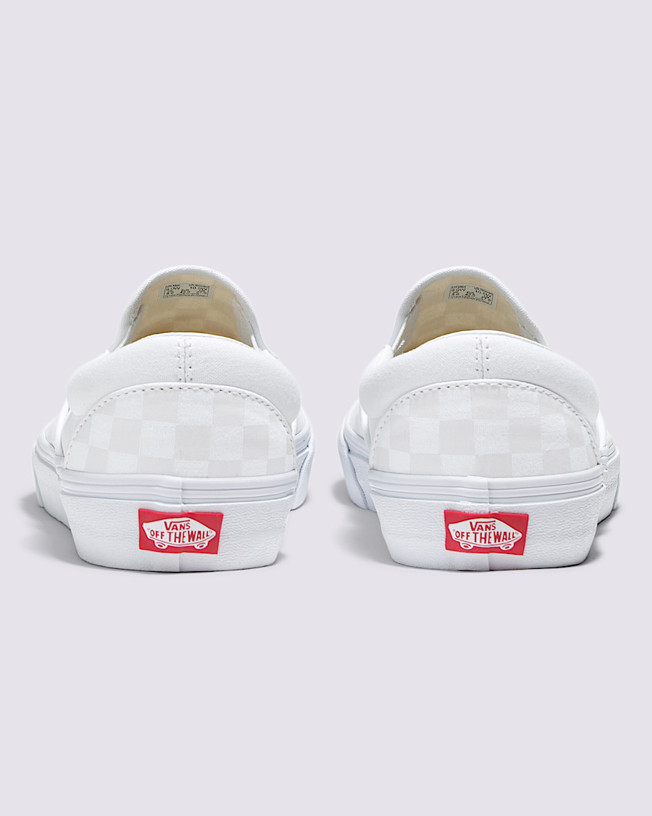 customs classic slip-on checkerboard wide shoe