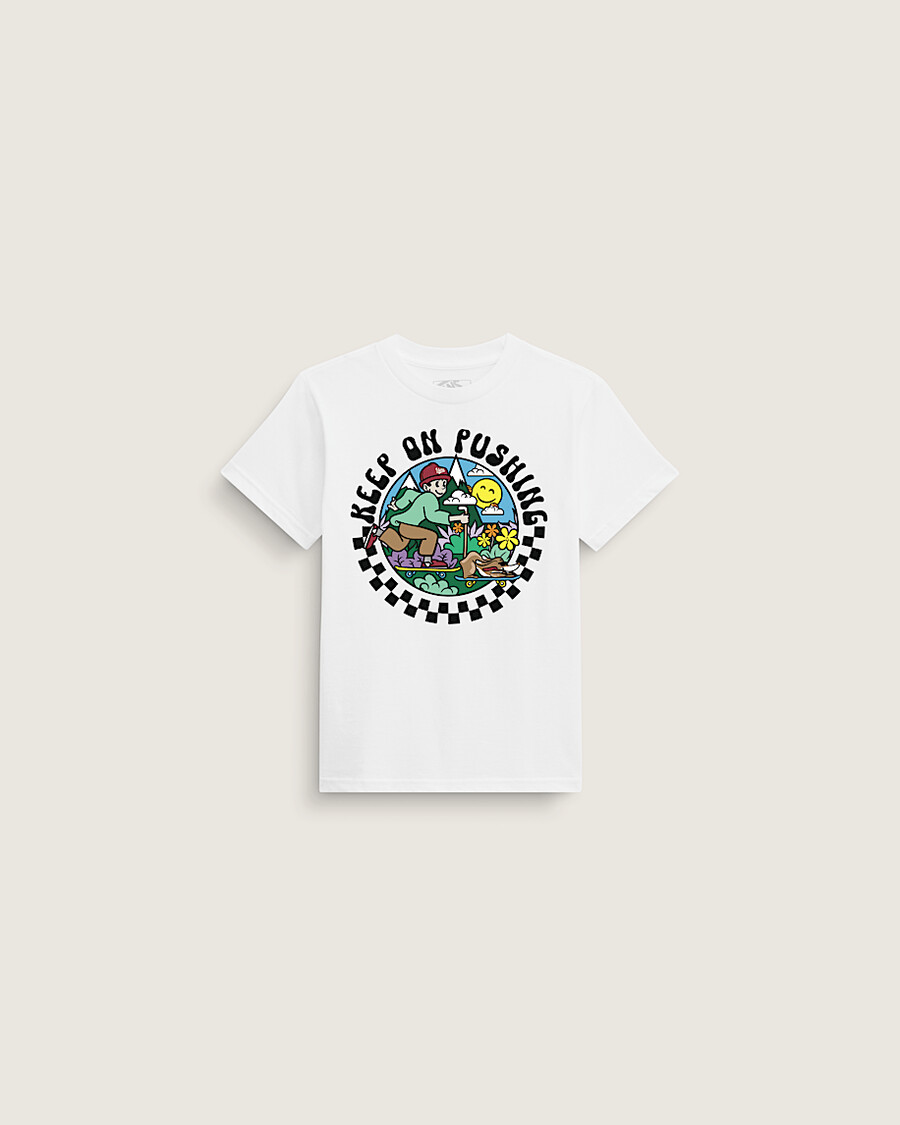little kids keep on pushing t-shirt