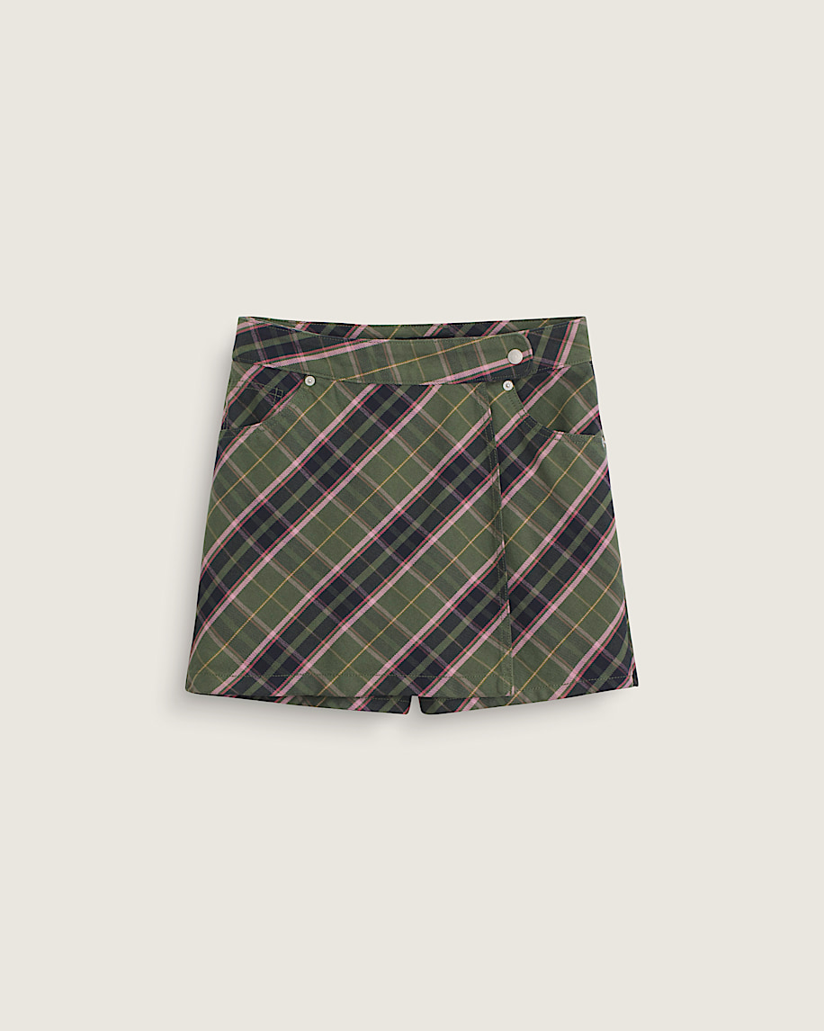 sirelle wrap mini skort