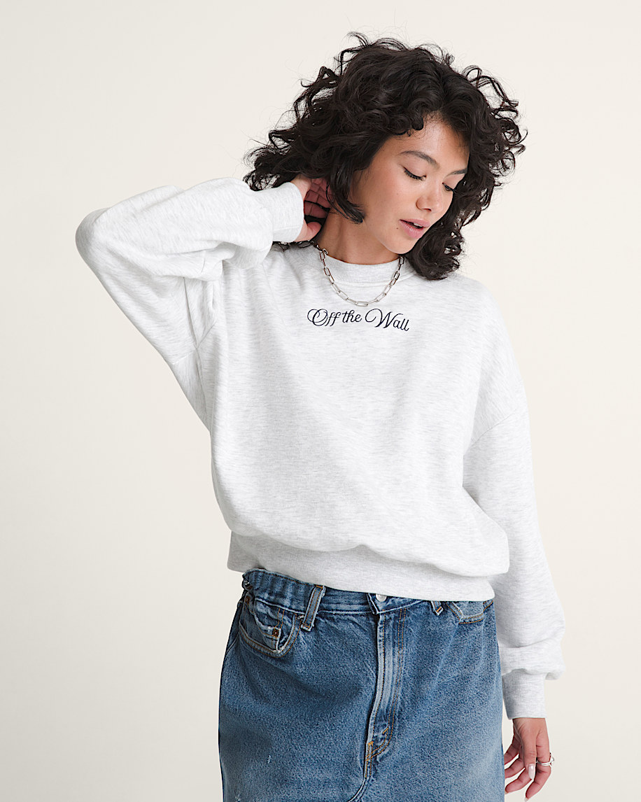 tartan up retro crew sweatshirt