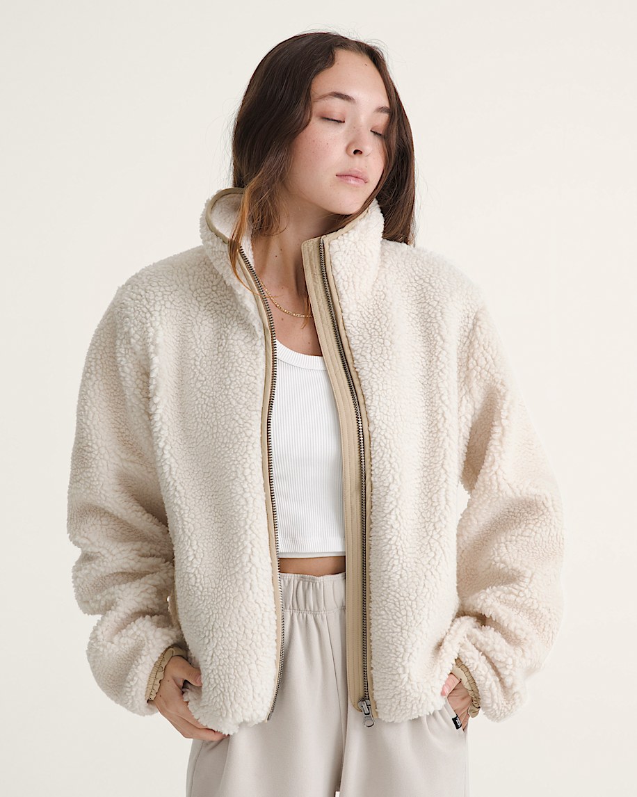 misty fog high pile jacket