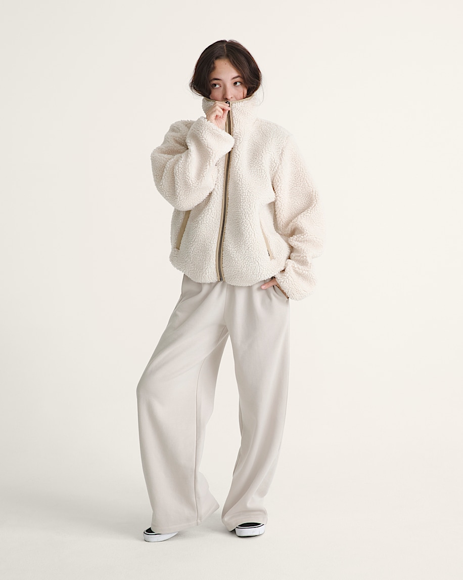 misty fog high pile jacket