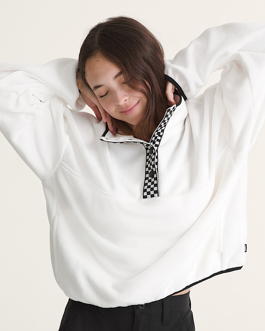 check mark polar sweatshirt