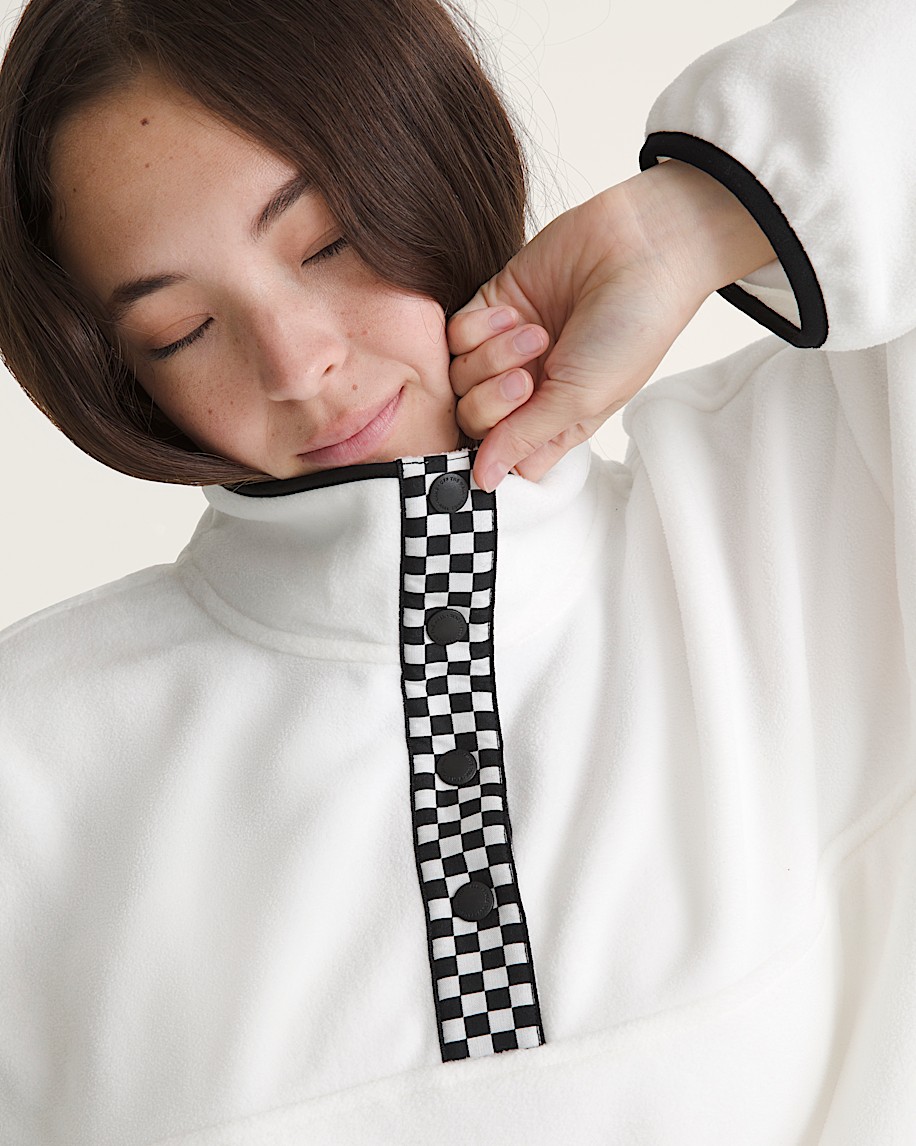check mark polar sweatshirt