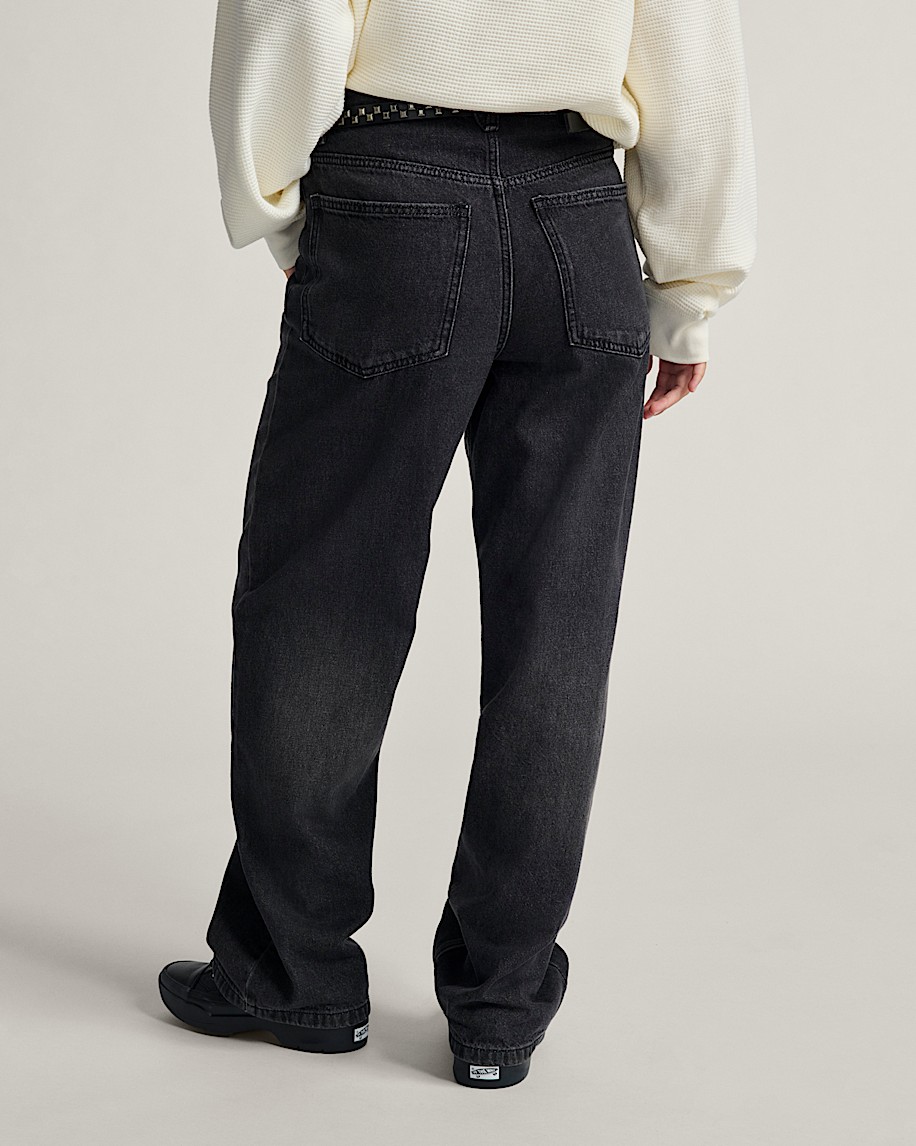 sirelle 5 pocket denim puddle pants