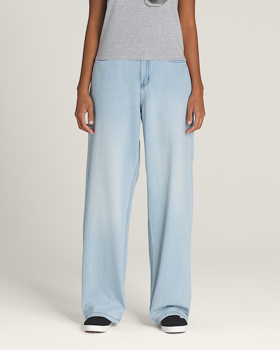 sirelle 5 pocket denim puddle pants