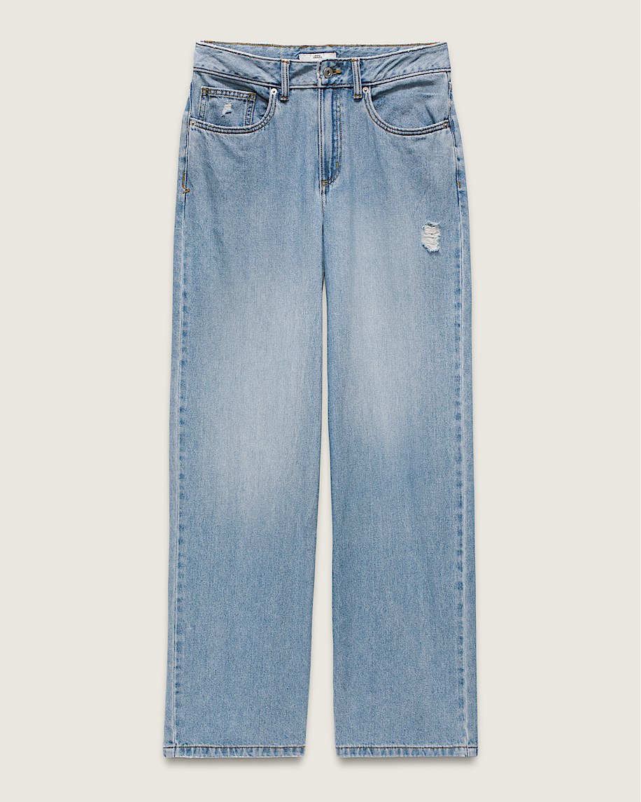 sirelle 5 pocket denim puddle pants