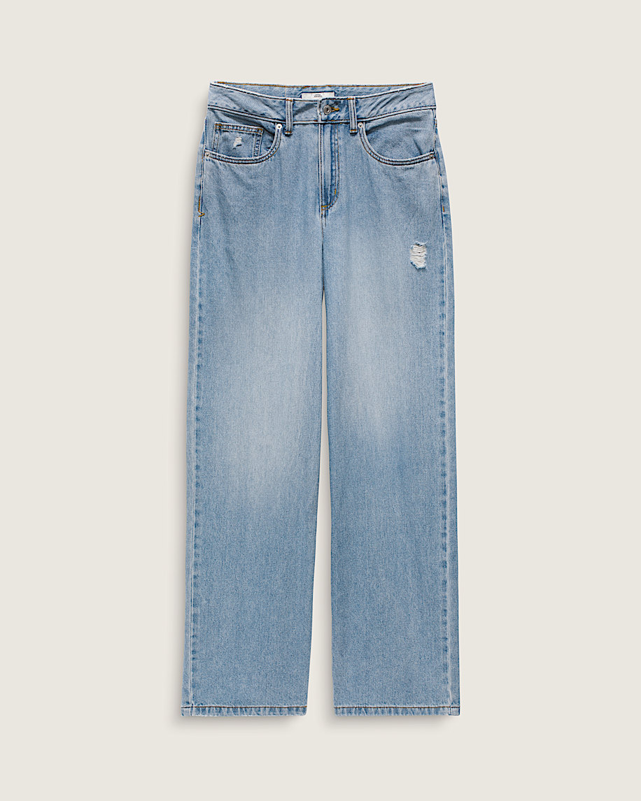 sirelle 5 pocket denim puddle pants