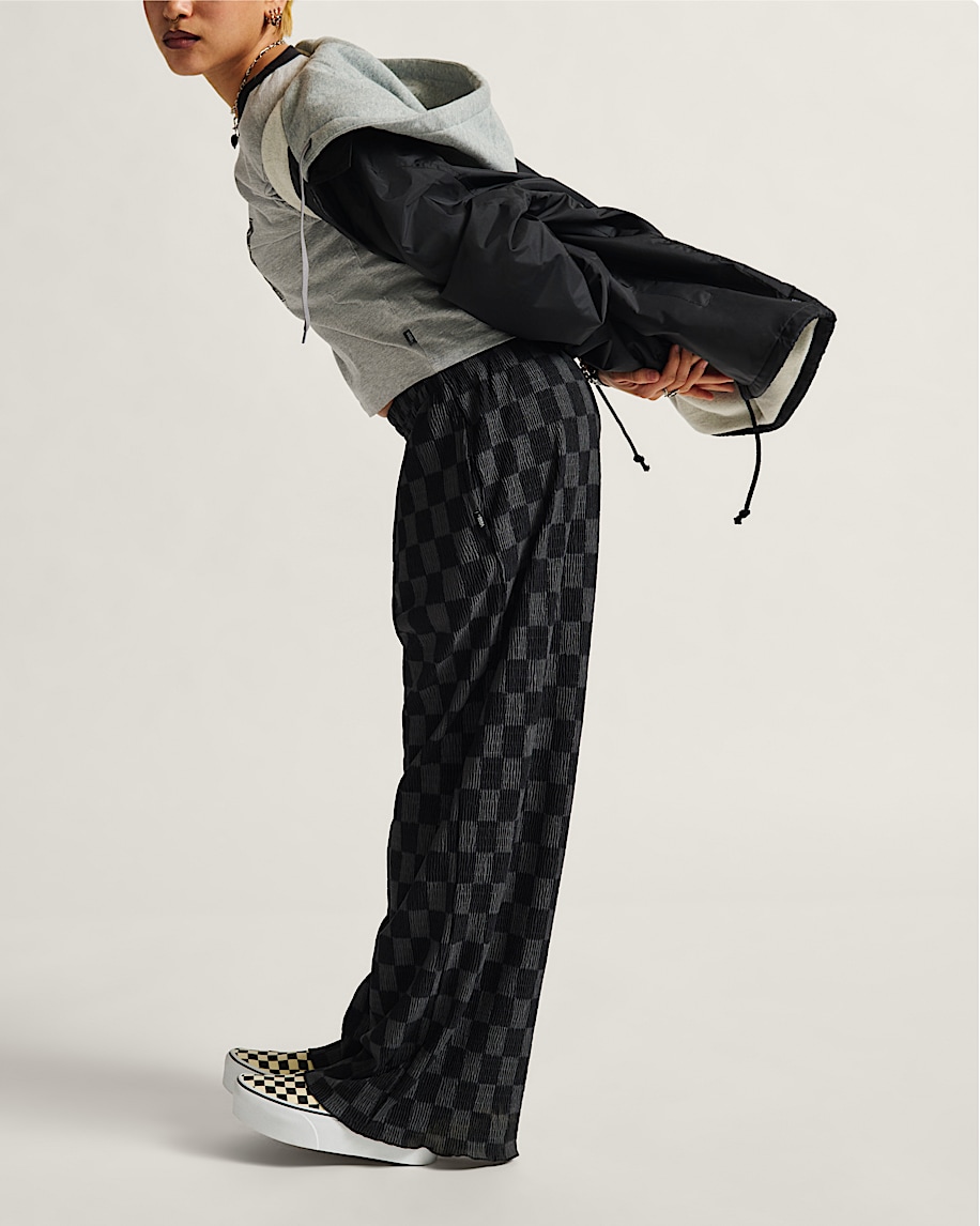 wren checkerboard pants
