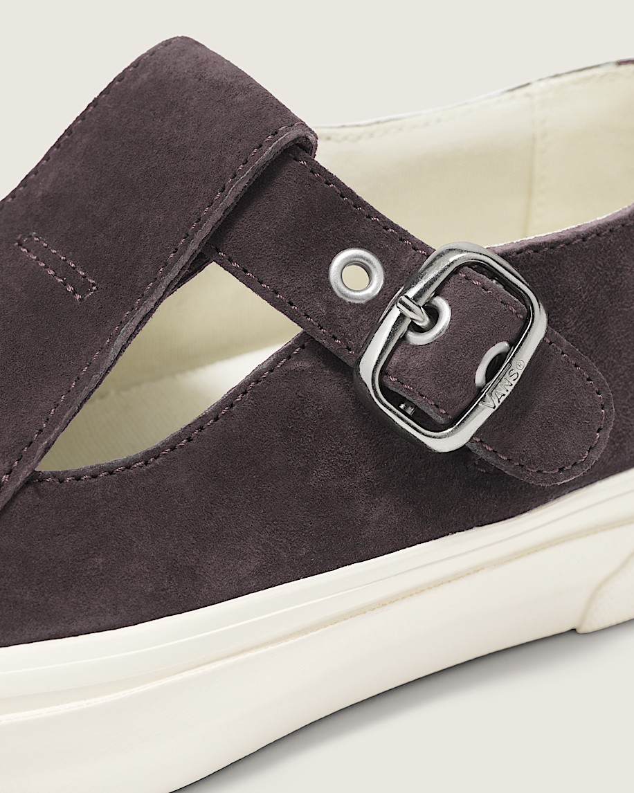 premium mary jane suede shoe