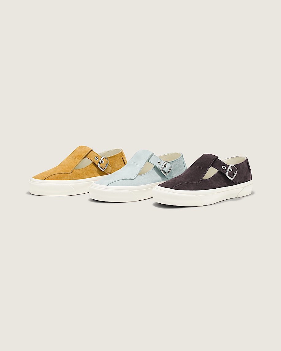 premium mary jane suede shoe