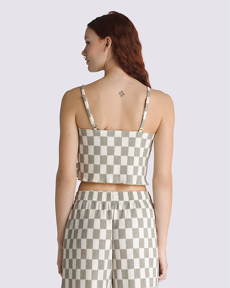 wren checkerboard cami top