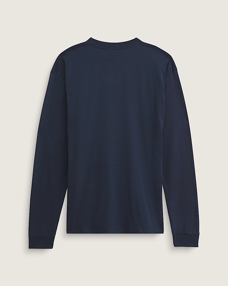 blur drop long sleeve t-shirt