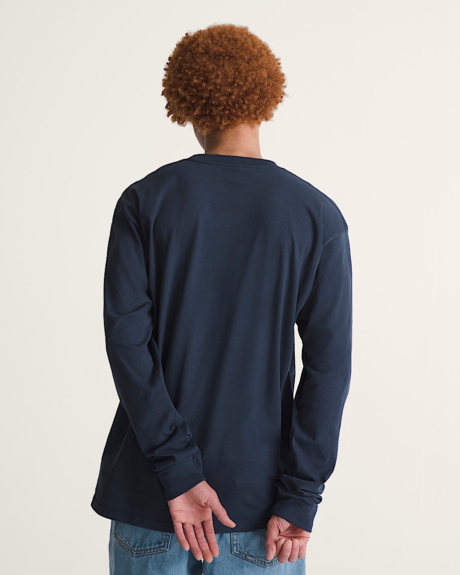 blur drop long sleeve t-shirt
